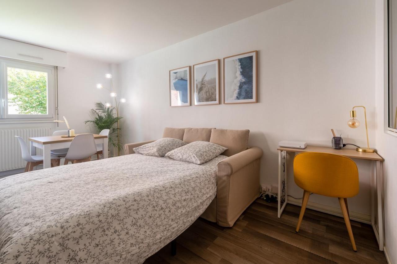 Hygge - Superbe Apt Renove Rouen Gare Avec Parking Privatif Exterior foto